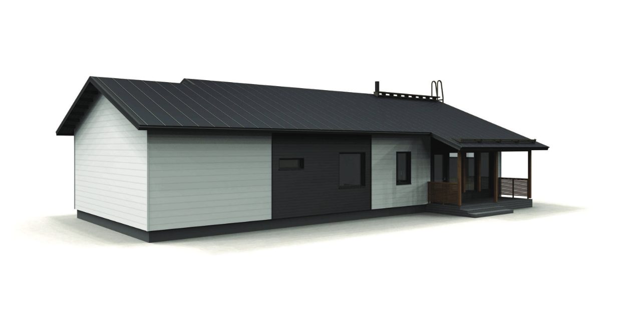 black metal canopy frame